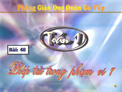 Phép trừ trong phạm vi 7