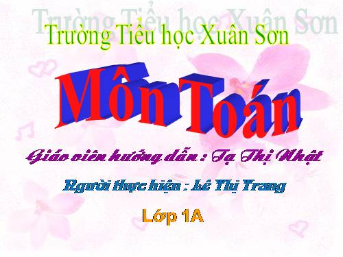 Cộng các số tròn chục