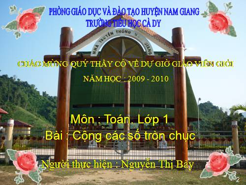 Cộng các số tròn chục