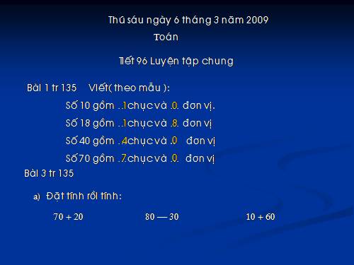 Luyện tập chung Trang 135