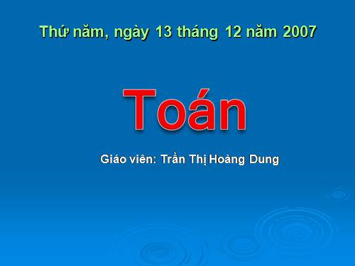 Phép trừ trong phạm vi 9