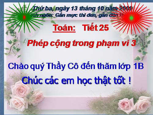 Phép cộng trong phạm vi 3