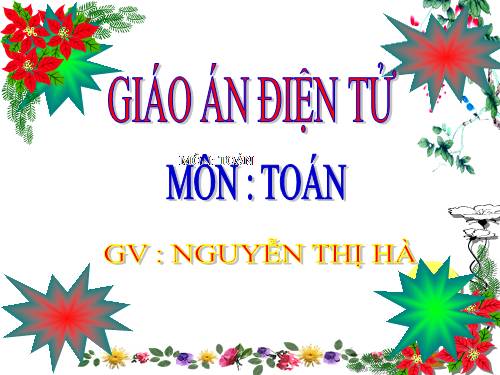 Điểm. Đoạn thẳng