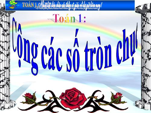 Cộng các số tròn chục