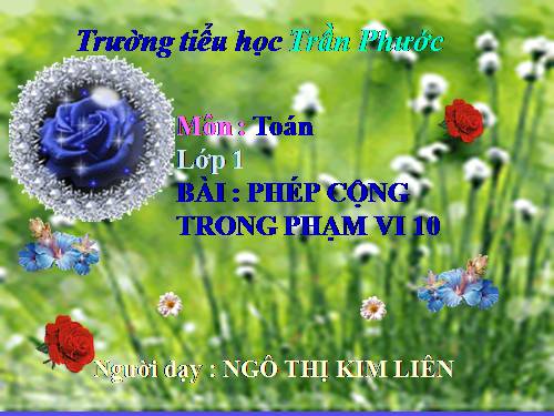 Phép cộng trong phạm vi 10