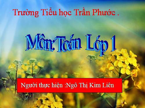 Phép cộng trong phạm vi 5