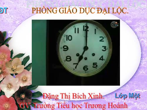 Đồng hồ. Thời gian