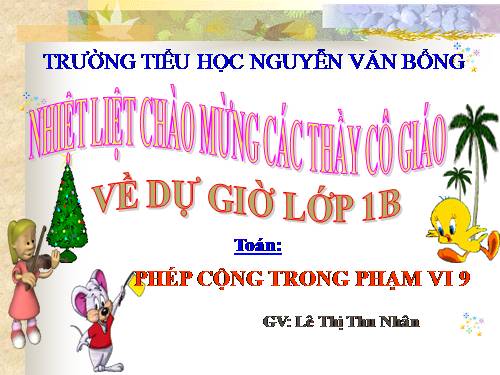 Phép cộng trong phạm vi 9