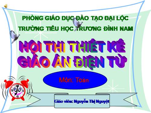 Giải toán có lời văn (tiếp theo)