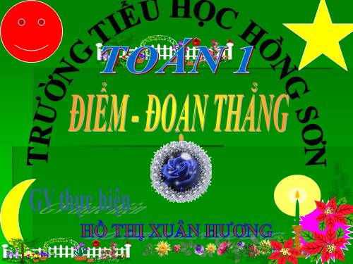 Điểm. Đoạn thẳng