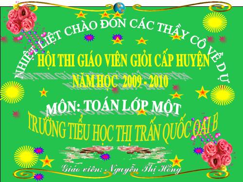 Bảng cộng và bảng trừ trong phạm vi 10