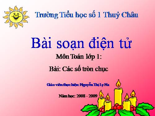 Các số tròn chục