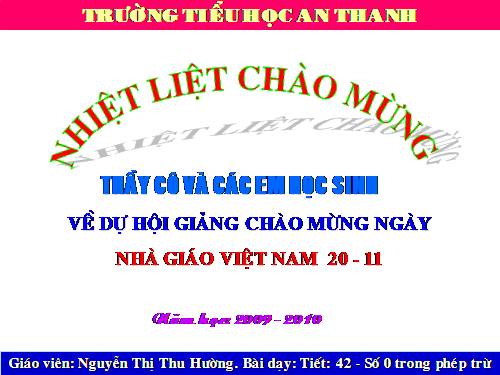 Số 0 trong phép trừ