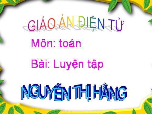 Giáo án điện tử