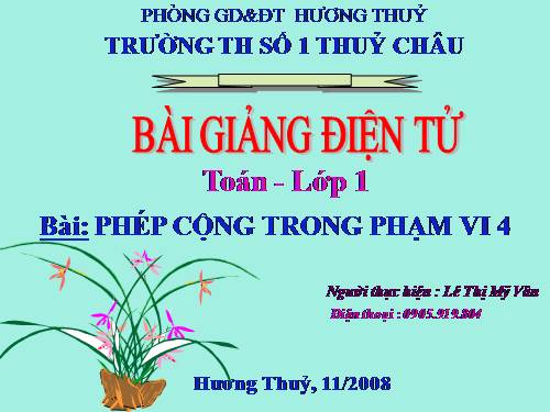 Phép cộng trong phạm vi 4