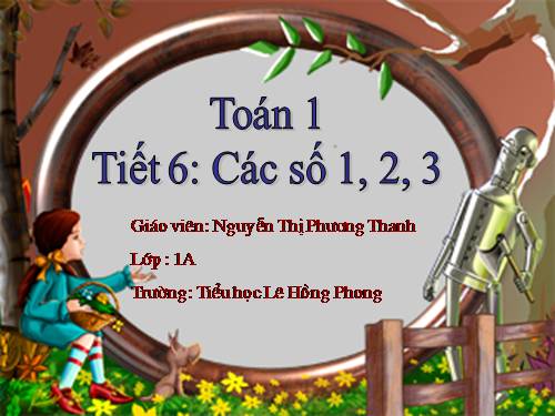 Các số 1, 2, 3