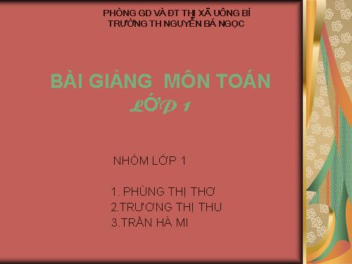 Ôn tập: Các số đến 100