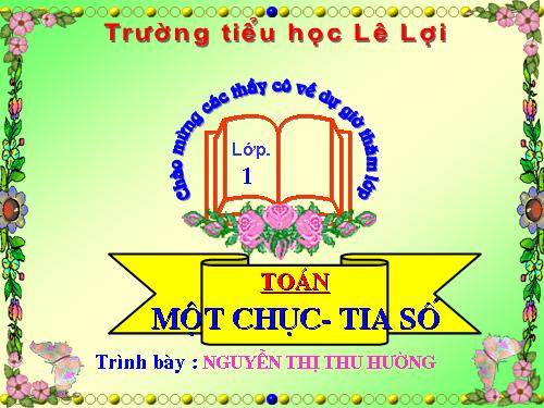 Một chục. Tia số