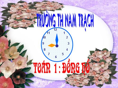 Đồng hồ. Thời gian