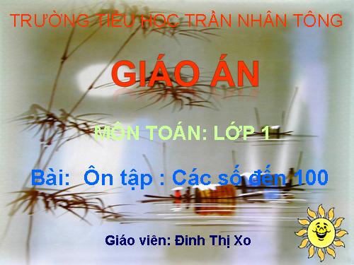 Ôn tập: Các số đến 100