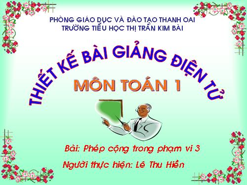 Phép cộng trong phạm vi 3