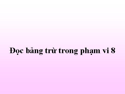 Phép cộng trong phạm vi 9