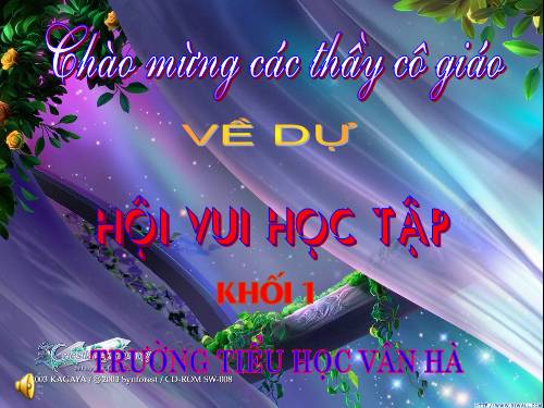 Hội vui học tập khối 1