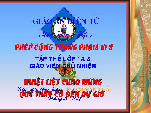 Phép cộng trong phạm vi 8