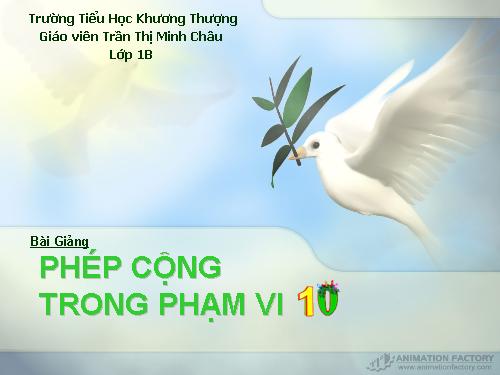 Phép cộng trong phạm vi 10