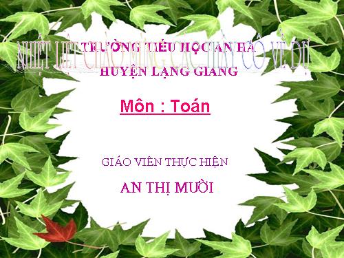 Phép trừ trong phạm vi 6