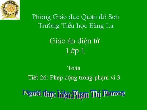 Phép cộng trong phạm vi 3