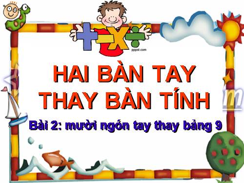 Hai bàn tay thay bàn tính (2)