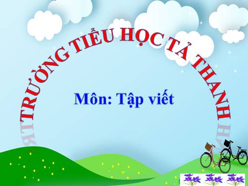 Tuần 16. Chữ hoa: O