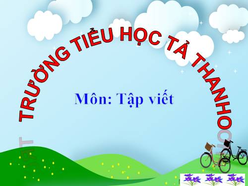 Tuần 3. Chữ hoa: B