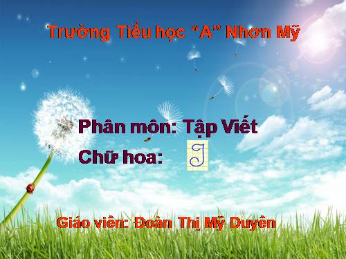 Tuần 11. Chữ hoa: I