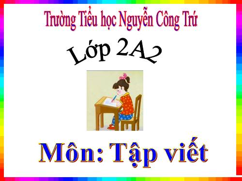 Tuần 3. Chữ hoa: B