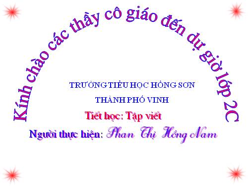 Tuần 1. Chữ hoa: A