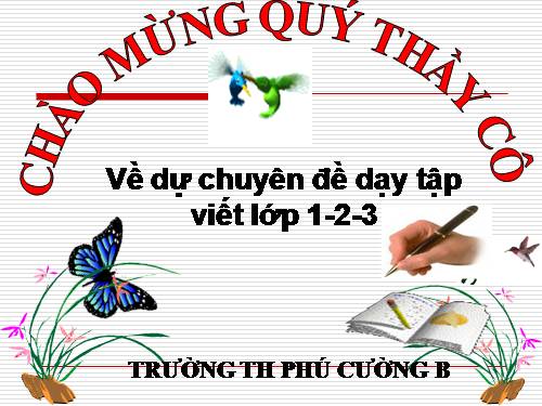 CHUYÊN ĐỀ TẬP VIẾT