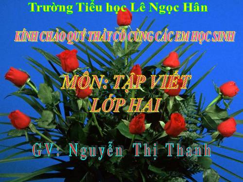 Tuần 32. Chữ hoa: Q (kiểu 2)