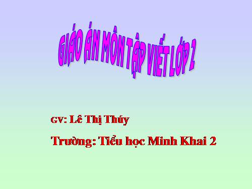 Tuần 11. Chữ hoa: I