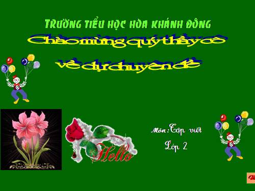 Tuần 25. Chữ hoa: V