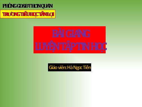 Tin học 3 bài 4 Hàng phím cơ bản D, F, J, K