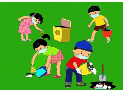 tranh vẽ thiếu nhi về môi trường