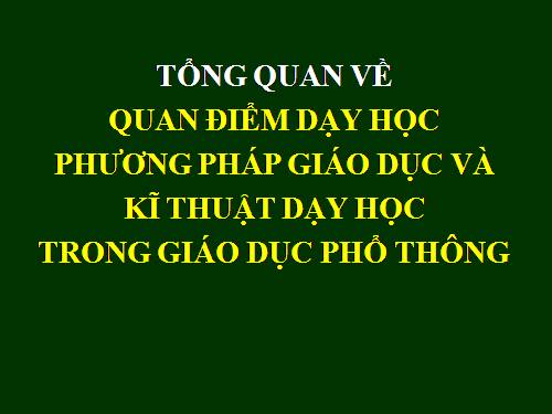 bài giảng tập huấn