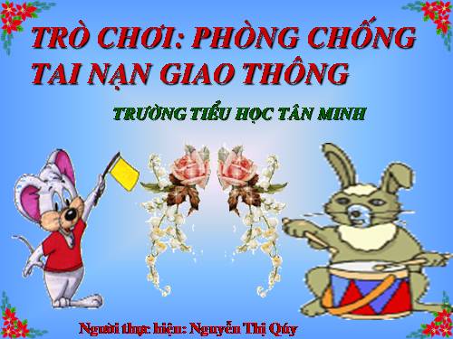 Tro choi Phong chong tai nan giao thong