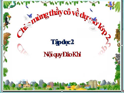 Tập đọc 2. Tuần 23