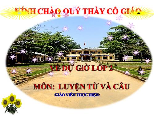 Luyện từ & câu 2. Tuần 14