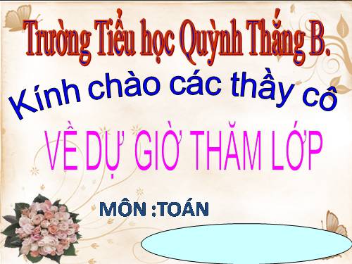 Toán  2.Tuần 13