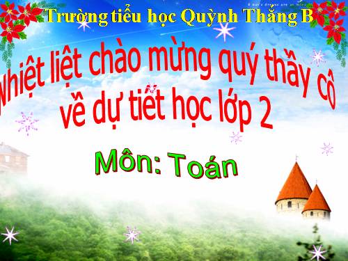 Toán 2. tuần 11