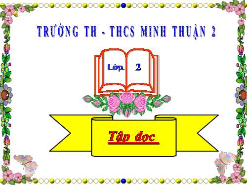 Tập đọc 2. Tuần 12